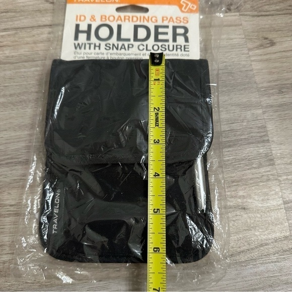NEW Travelon Black ID & Boarding Pass Holder - Picture 3 of 4
